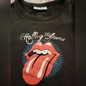 Rolling Stones Cotton On Long Sleeve Graphic Shirt
